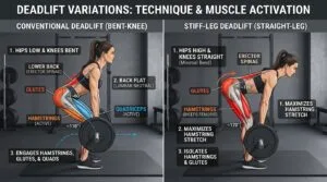 Bent-Knee vs. Straight-Leg Deadlifts Which Is Safer for Your Lower Back