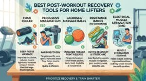 GYM GOODIES 27 Best Post Workout Recovery Tools for Home Lifters (Foam Roller, Massage Gun, etc.)