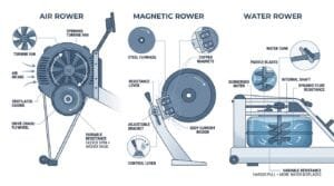 Best Rowing Machine Buying Guide Air, Magnetic, or Water – Pros and Cons