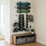 How to Organize and Store Home Gym Gear in a Small Space