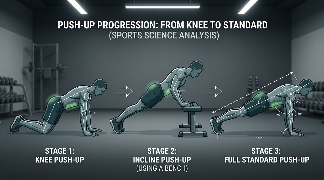 How to Progress from Knee Push-Ups to Full Push-Ups Without Injury