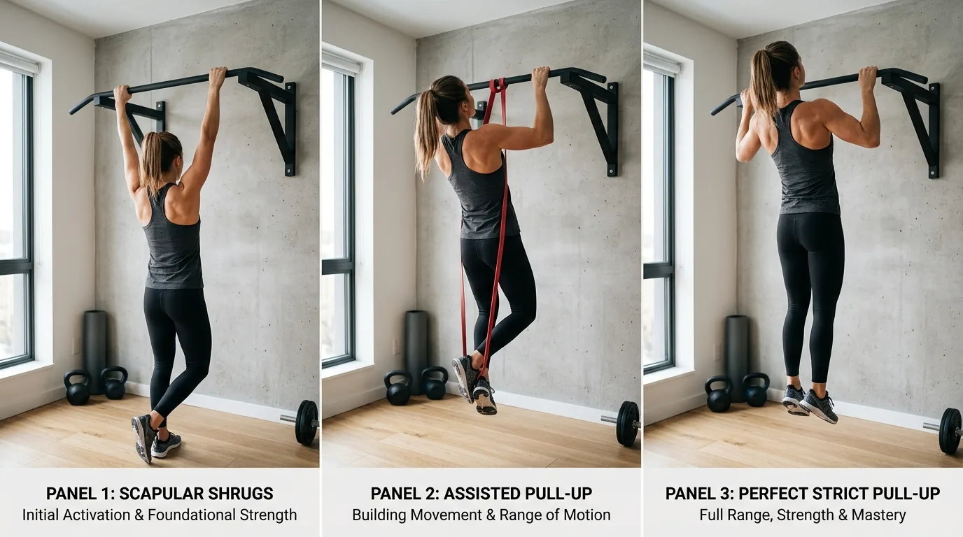 Progressive Pull-Up Program from Zero to 10 Strict Reps 1 Progressive Pull-Up Program from Zero to 10 Strict Reps
