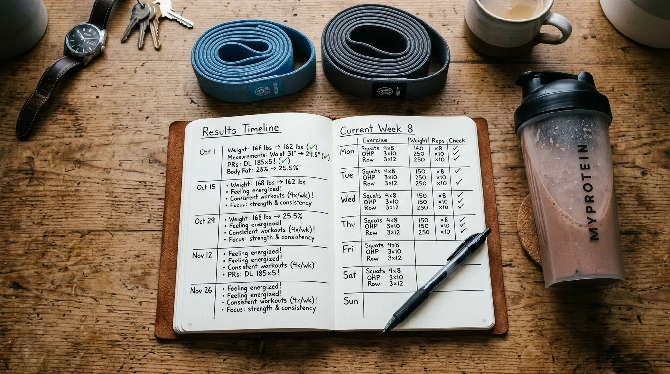 Results Timeline of Home Strength Training