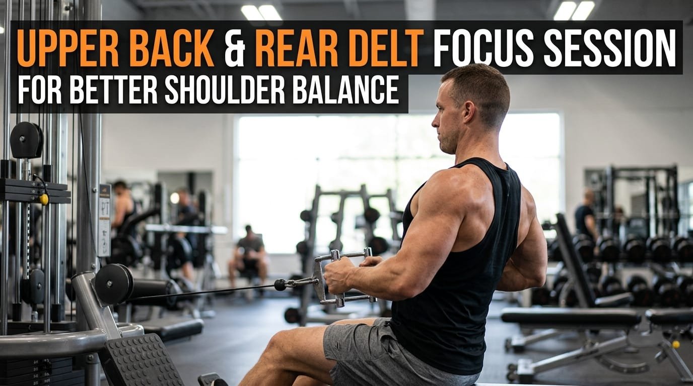 Upper Back and Rear Delt Focus Session for Better Shoulder Balance 1 Upper Back and Rear Delt Focus Session for Better Shoulder Balance