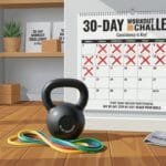 30-Day Challenge Ideas Using Only a Kettlebell and Resistance Bands
