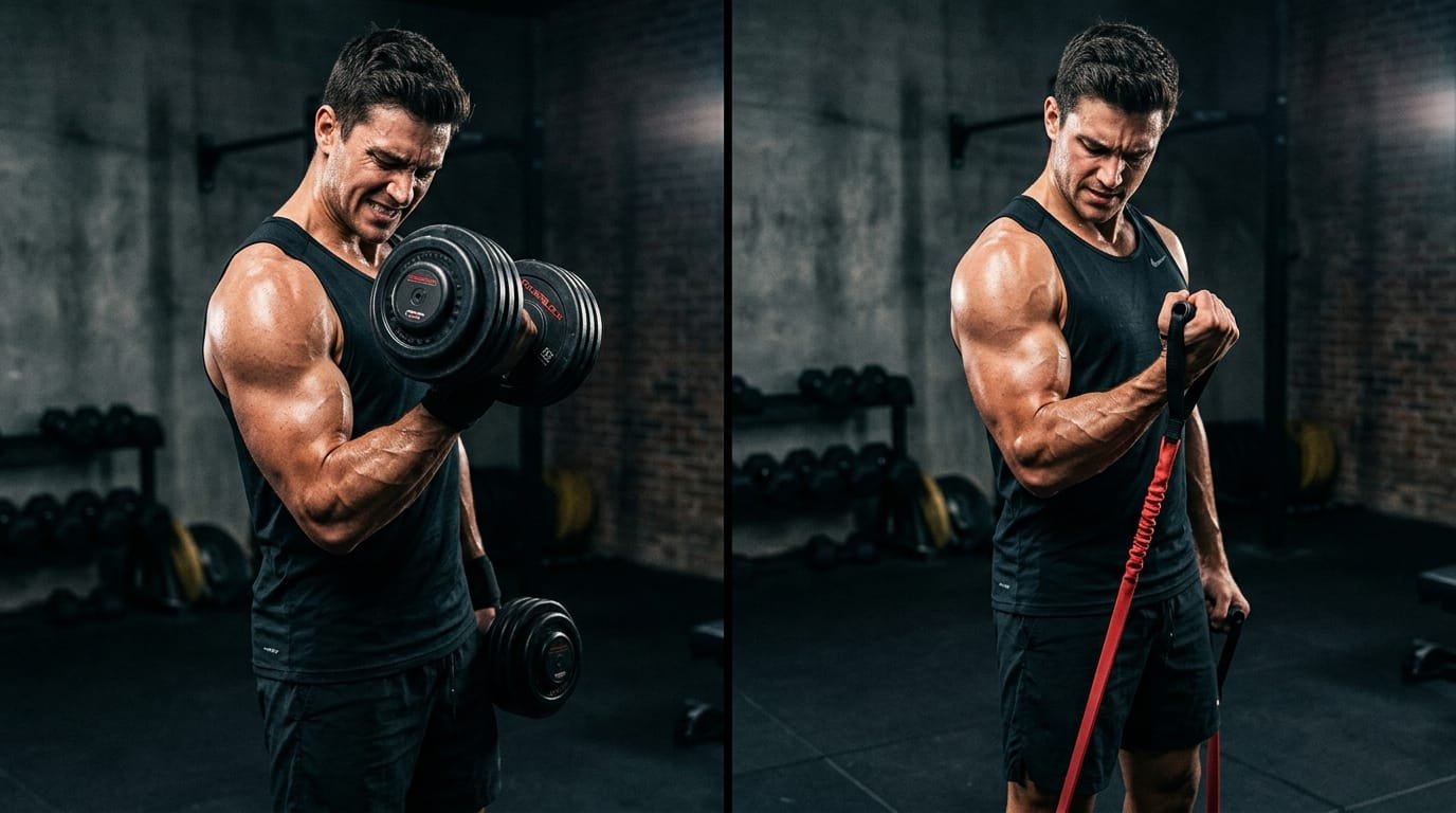 Adjustable Dumbbells vs. Resistance Bands: Which Is Better for Muscle Growth? 1 Adjustable Dumbbells vs. Resistance Bands Which Is Better for Muscle Growth
