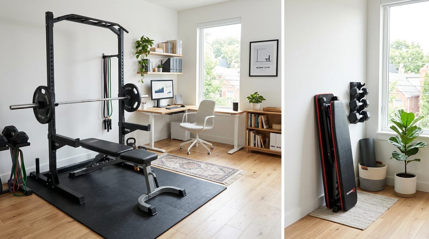 Folding vs Fixed Bench Solving the Storage Problem in Small Homes