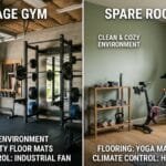 Garage vs Spare Room Gym Solving Space, Temperature, and Noise Issues