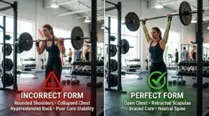 How to Fix Rounded Shoulder That Appear During Overhead Work