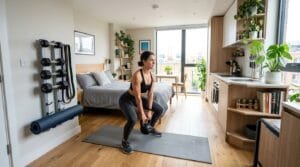 How to Set Up Effective Training in a Studio Apartment
