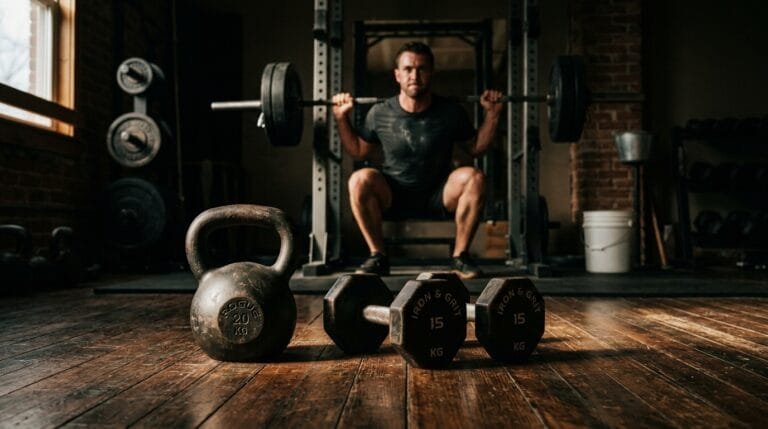 Progressive Overload Methods That Work with Fixed Dumbbells or One Kettlebell