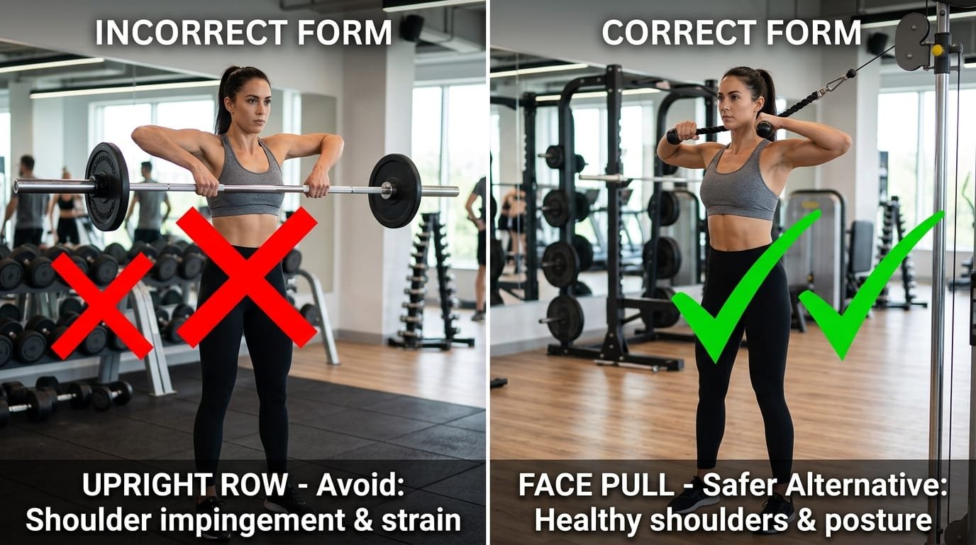 Safer Alternatives to Upright Rows for Shoulder-Friendly Training