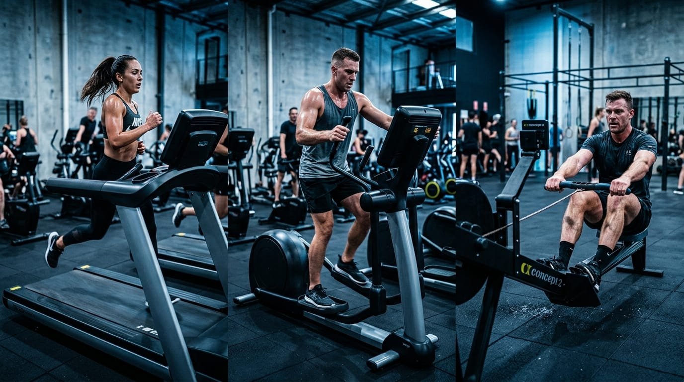Treadmill vs. Elliptical vs. Rower Which Burns More Calories for the Time