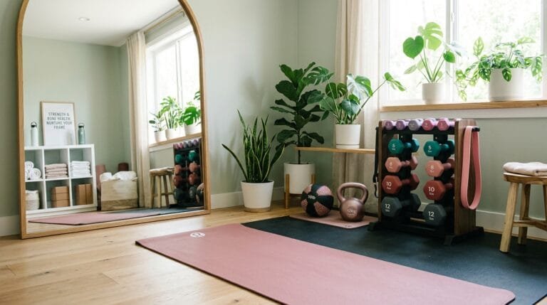 Women’s Home Gym Essentials Focused on Strength and Bone Health