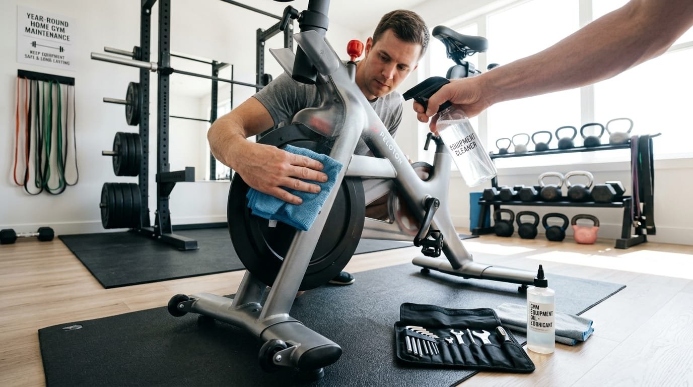 Year-Round Home Gym Maintenance Tips to Keep Equipment Safe and Long-Lasting