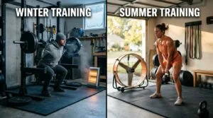 Cold-Weather or Hot-Weather Adjustments for Garage Gym Training