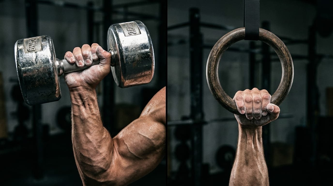 Free Weights vs Bodyweight: When Each Solves the Progression Problem Better 1 Free Weights vs Bodyweight When Each Solves the Progression Problem Better
