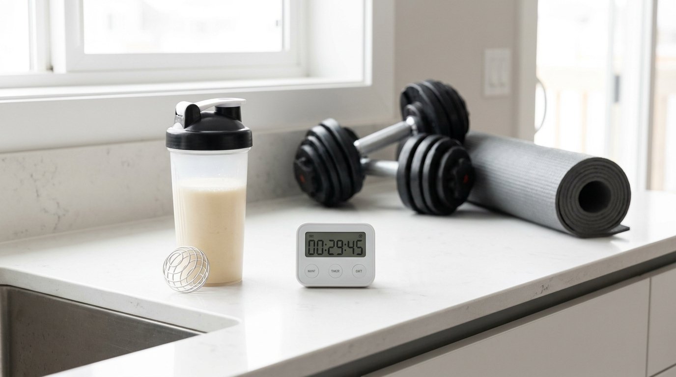How to Time Protein Intake When You Train at Home in Short Windows 1 How to Time Protein Intake When You Train at Home in Short Windows