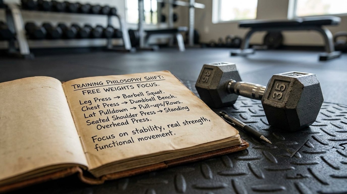How to Transition from Machine-Based Gym Training to Home Free Weights