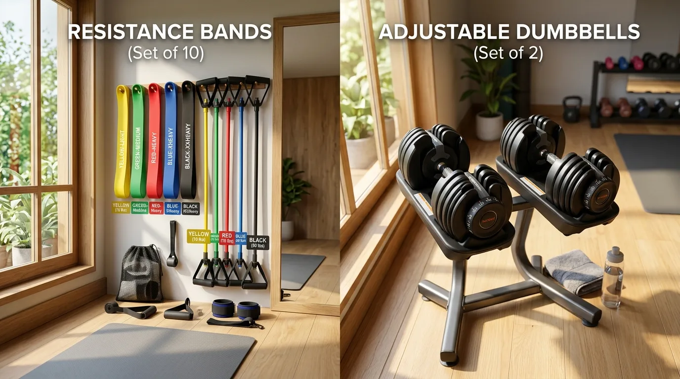 Resistance Bands vs Dumbbells: Which Solves More Problems for Home Lifters? 1 Resistance Bands vs Dumbbells Which Solves More Problems for Home Lifters