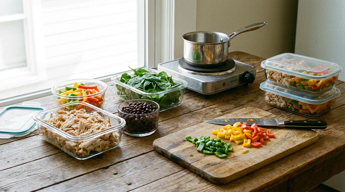 Simple High Protein Meals You Can Prep Without a Full Kitchen Setup